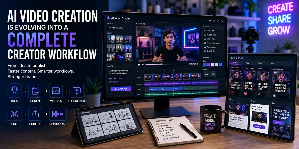 AI Video Creation Workflow Is Evolving Into a Complete Creator System