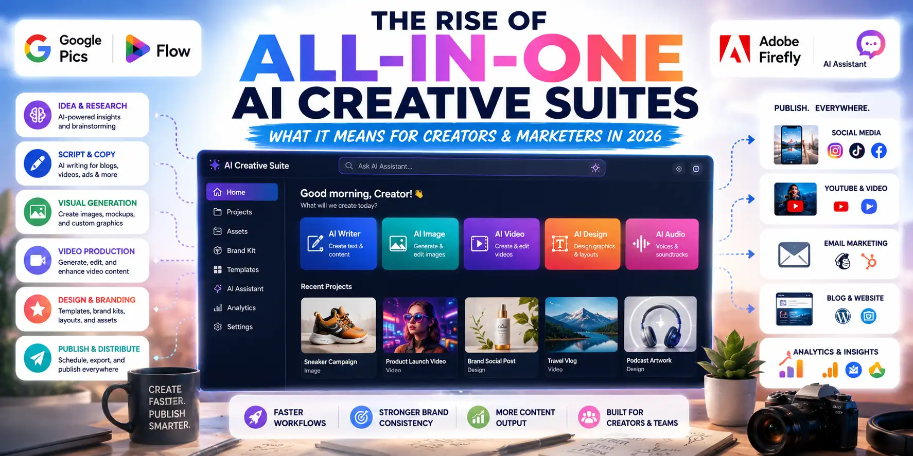 The Rise of All-in-One AI Creative Suites: What It Means for Creators and Marketers