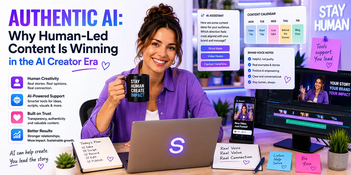 Authentic AI: Why Human-Led Content Is Winning in the AI Creator Era