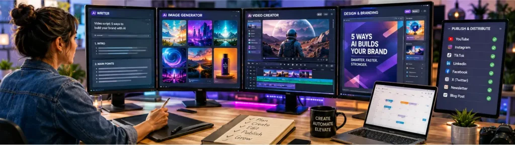 Hybrid AI creative workflows helping creators manage multiple tools