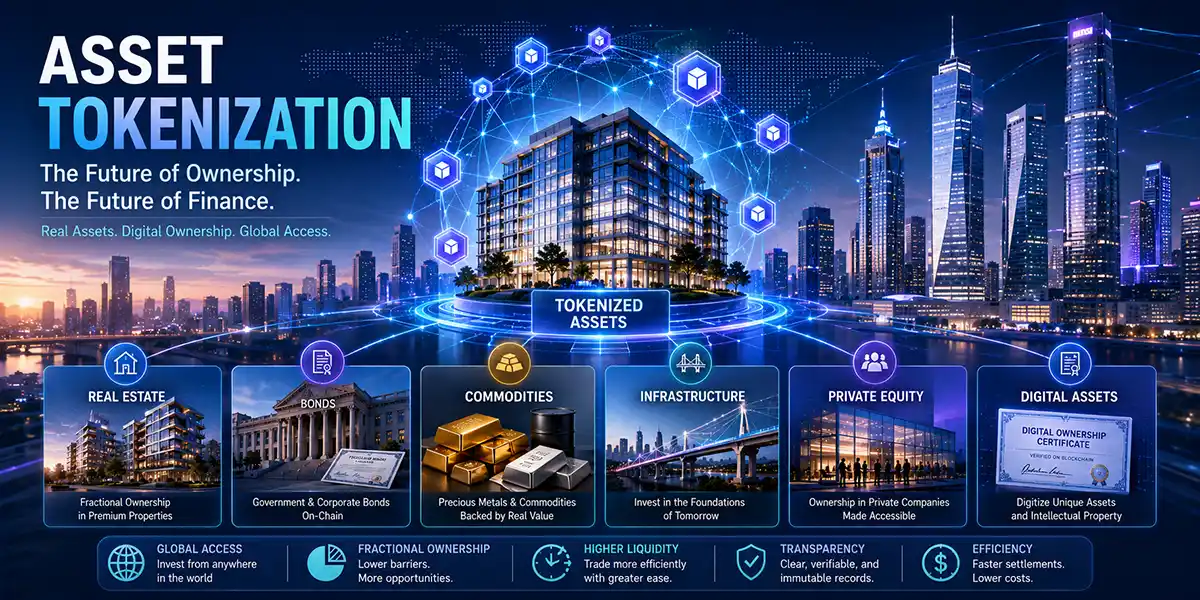 Asset tokenization transforming ownership through blockchain and digital assets